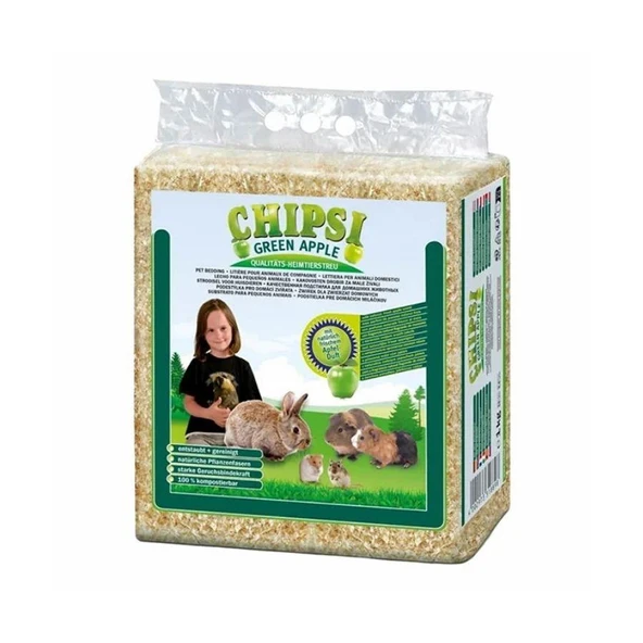 Chipsi Kemirgenler İçin Elmalı Talaş 15 Lt ürün görseli