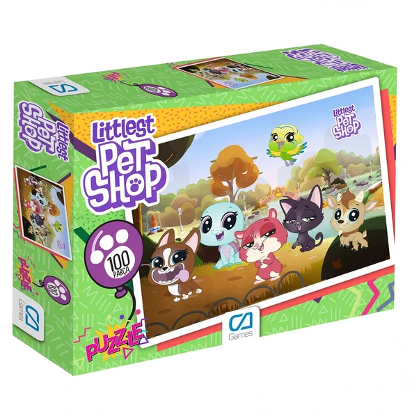 Littlest Pet Shop 100 Parça Kutulu Puzzle ürün görseli 1