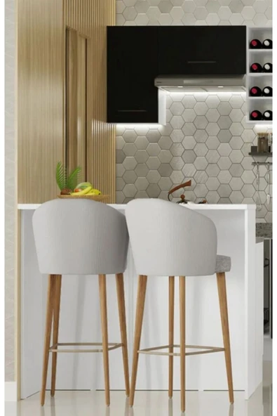 Tdesigno Victor Mutfak Adası Alt Modül 120 cm- Tezgah Dahil-Çok Amaçlı Dolap-Alt Modül-2 Kapaklı 3 Çekmeceli - Resim 6