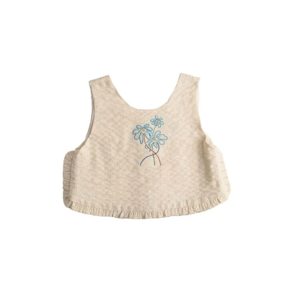KOKORI KIDS Dilay Top Bluz Natural - 2