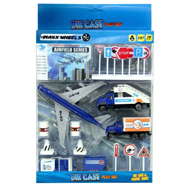 Max Wheels 1:87 Oyun Seti 20 Parça - Resim 5