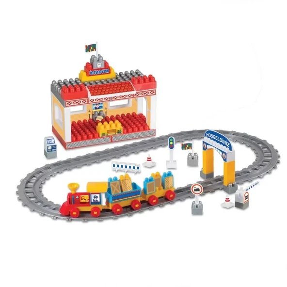 Dede Raylı Tren Set 65 Parça - 1