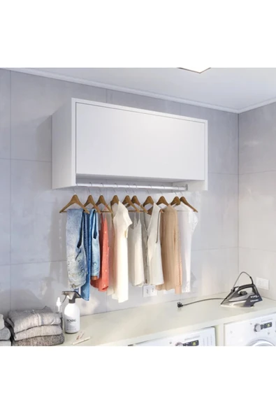 Tdesigno Pırıl Çok Amaçlı Dolap-Askılık-Erzak-Mutfak-Kiler Dolabı-Açık Dolap-60 cm ürün görseli