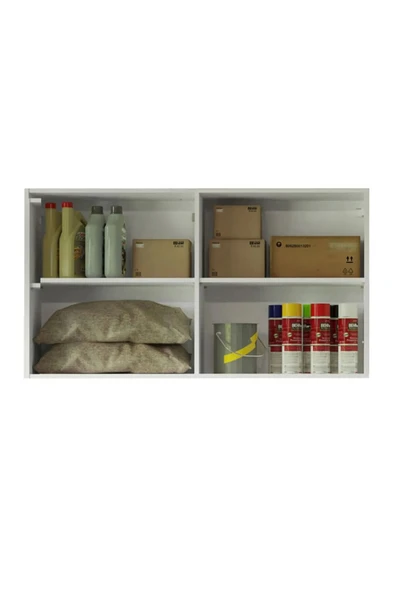 Tdesigno Fin Mutfak Üst Modül 120 cm -Çok Amaçlı Dolap - Resim 4