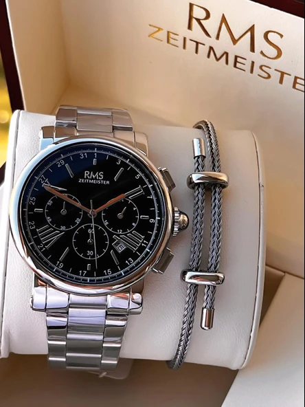 RMS Romanson İç Fonksiyonları Aktif  Özel Seri Kararmaz Renk Atmaz 5 Atm Erkek Kol Saati AG2058.02 ürün görseli