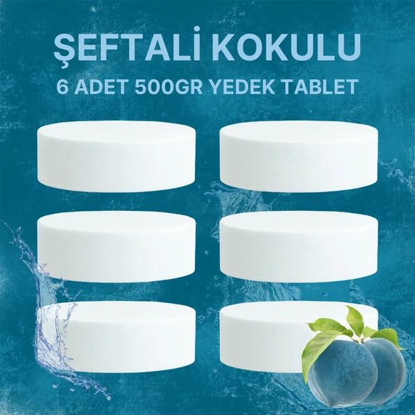 3 Adet 2x500 gr Nem Alıcı Rutubet Ve Küf Önleyici Yedek Tablet Şeftali ürün görseli