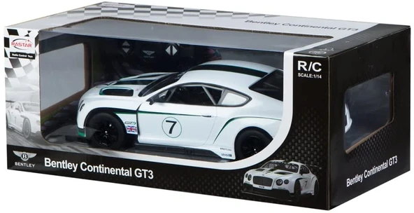 Rastar 1:14 Bentley Continental GT3 Uzaktan Kumandalı Araba - Resim 4