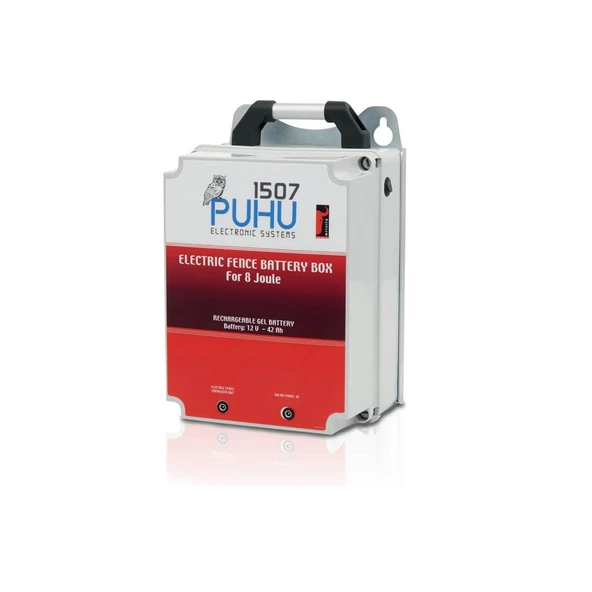 Puhu Güneş Enerjili Elektrikli Çit Cihazı (8 Joule) (60W Panel + 12V/42Ah Jel Akü) - Resim 4