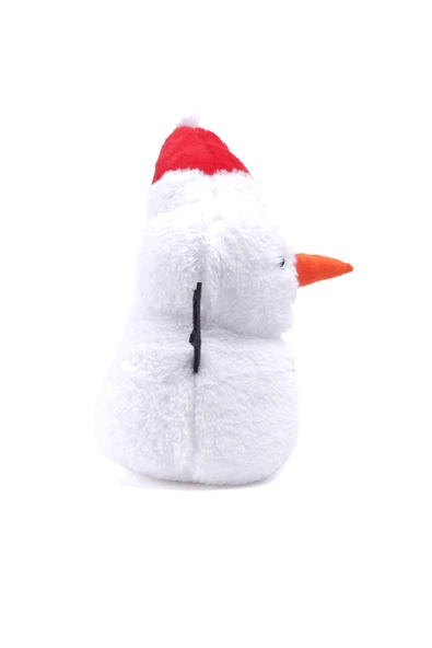 Yılbaşı Peluş Kardan Adam Hediyelik Dekoratif Uyku ve Oyun Arkadaşı Oyuncak - 7