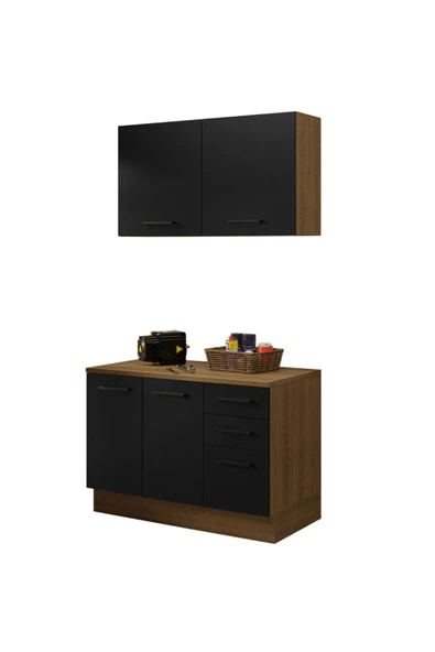 Tdesigno Milot Çok Amaçlı Dolap-Mikrodalga-Erzak-Airfryer-Mutfak-Kiler Dolabı-Kahve Köşesi-Beyaz-120 cm - Resim 2