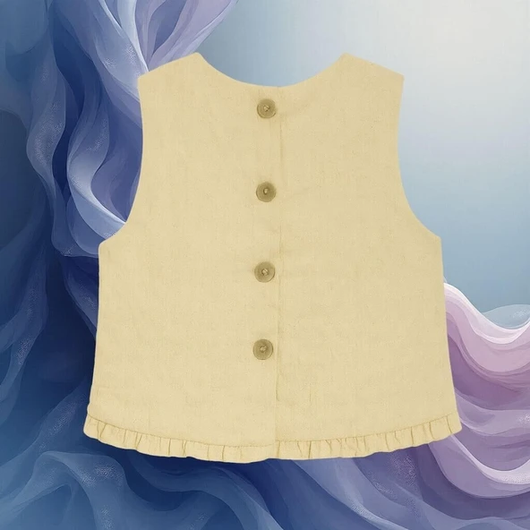 Kokori Kids Dilay Kız Çocuk Etek Bluz Set – Doğal Zarafet ve Günlük Şıklık - 2