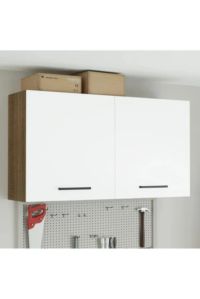 Tdesigno Fin Mutfak Üst Modül 120 cm Beyaz-Çok Amaçlı Dolap ürün görseli