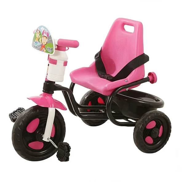 Baby Hope Prens 3 Tekerlekli Bisiklet Pembe Siyah ürün görseli