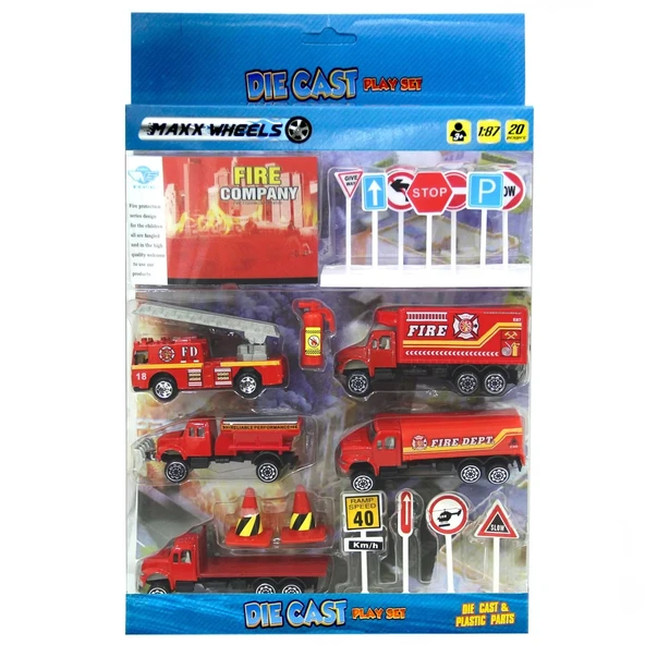 Max Wheels 1:87 Oyun Seti 20 Parça - Resim 3