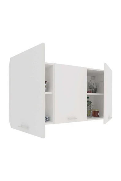 Tdesigno Sevcan Mutfak Üst Modül 120 cm Beyaz ürün görseli