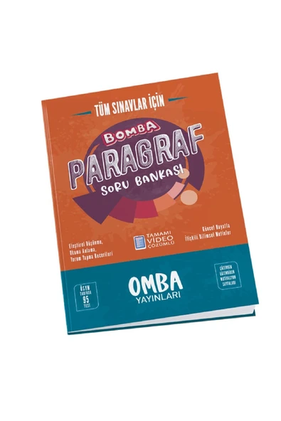 Omba Yayınları Bomba Paragraf Soru Bankası 2023 Baskı ürün görseli 1