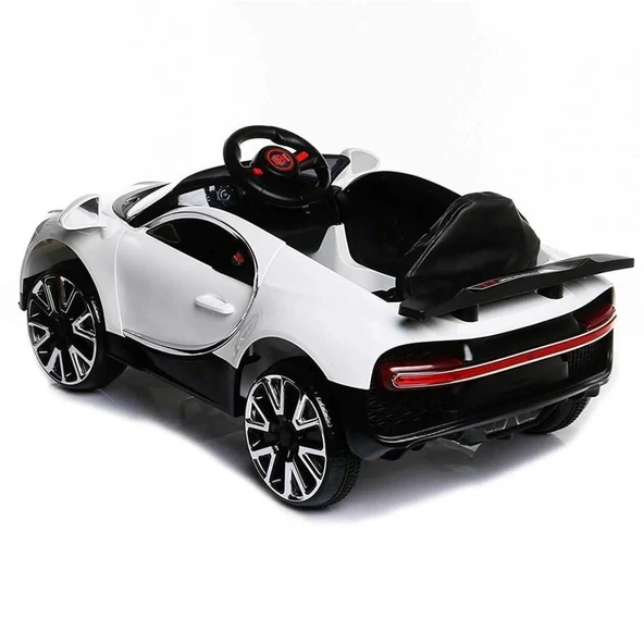 440 Bugo Drive 12V Beyaz Akülü Araba - Resim 3