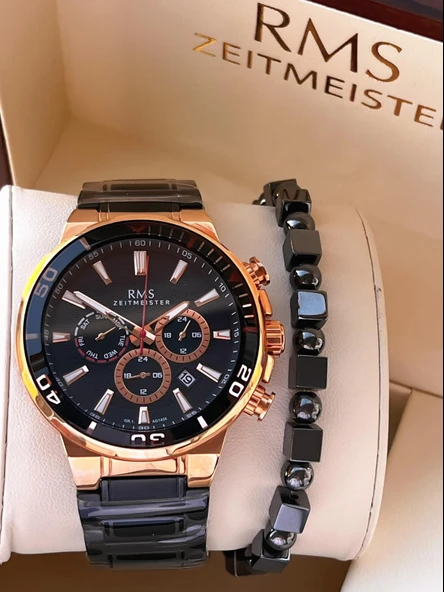 RMS Romanson İç Fonksiyonları Aktif  Özel Seri Kararmaz Renk Atmaz 5 Atm Erkek Kol Saati AG1404.09 ürün görseli