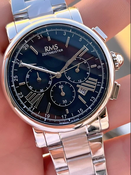 RMS Romanson İç Fonksiyonları Aktif  Özel Seri Kararmaz Renk Atmaz 5 Atm Erkek Kol Saati AG2058.02 - Resim 4