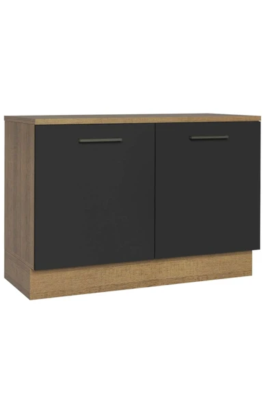 Tdesigno İndu Mutfak Alt Modül 120 cm-Çok Amaçlı Dolap- Tezgah Dahil - Resim 3