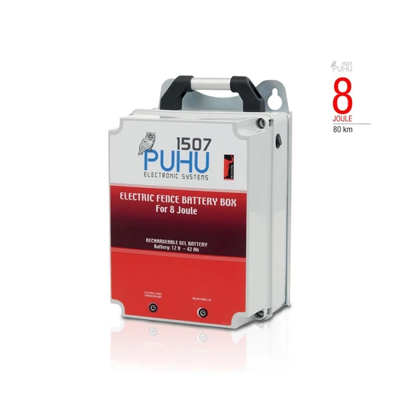 Puhu Ecos Elektrikli Çit Cihazı Aküsü (12V/42AH) (Jel Akü) - Resim 2