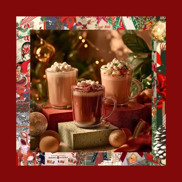 Christmas Kiss 2025 Hot Chocolate - Macadamia Aromalı Sıcak Çikolata, 50 G - Resim 3