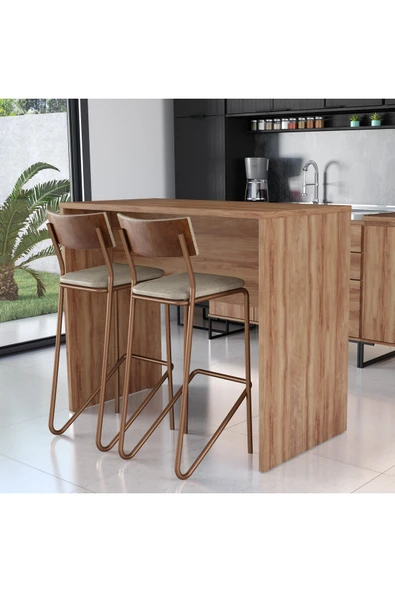 Tdesigno Eva Mutfak Adası 120 cm- Mutfak Masası ürün görseli