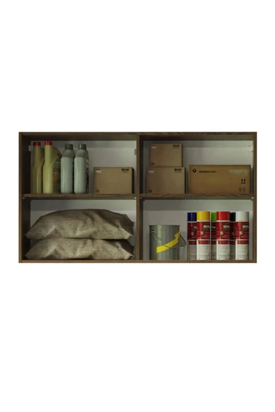 Tdesigno Fin Mutfak Üst Modül 120 cm -Çok Amaçlı Dolap - Resim 3