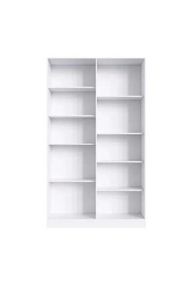 Tdesigno Devrim Çok Amaçlı Dolap,10 Raflı, 2 Kapaklı Mutfak Dolabı Kiler Dolabı Banyo Dolabı - Resim 3