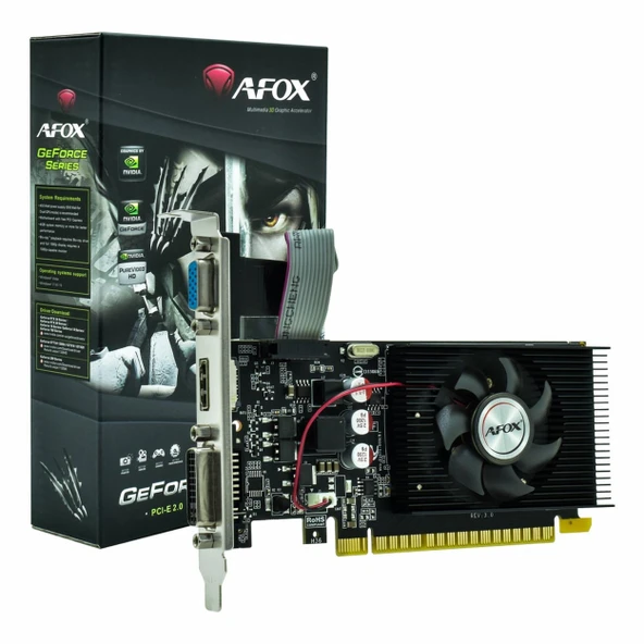 Afox GeForce GT 220 1GB DDR3 128Bit DVI/VGA/HDMI Ekran Kartı ürün görseli
