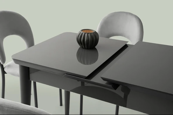 Tekno Suna MDF Açılır Mutfak Masa Sandalye Takımı 60x100 - Resim 3