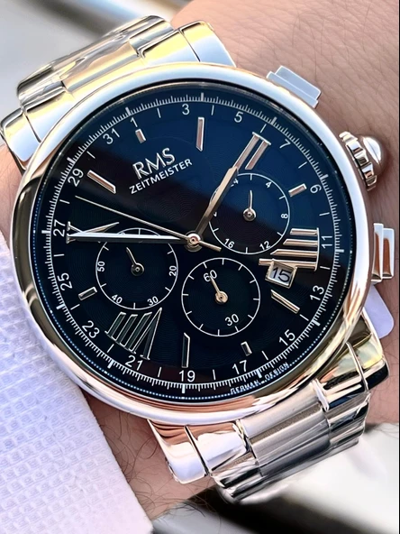 RMS Romanson İç Fonksiyonları Aktif  Özel Seri Kararmaz Renk Atmaz 5 Atm Erkek Kol Saati AG2058.02 - Resim 2