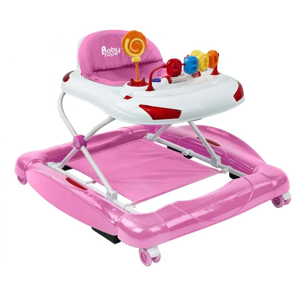 Babyhope 219 Tobby Sallanır Yürüteç Pembe ürün görseli