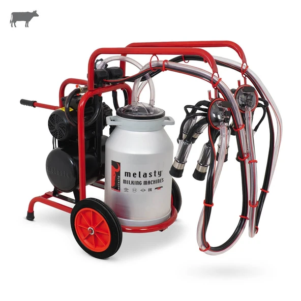 Melasty İkili İnek Süt Sağma Makinesi (Alüminyum Güğüm-Kauçuk) (Kuru) ürün görseli