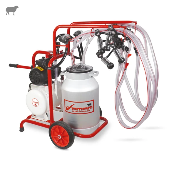 Tamam Dörtlü Koyun Süt Sağma Makinesi (Alüminyum Güğüm-Kauçuk) (Kuru) ürün görseli