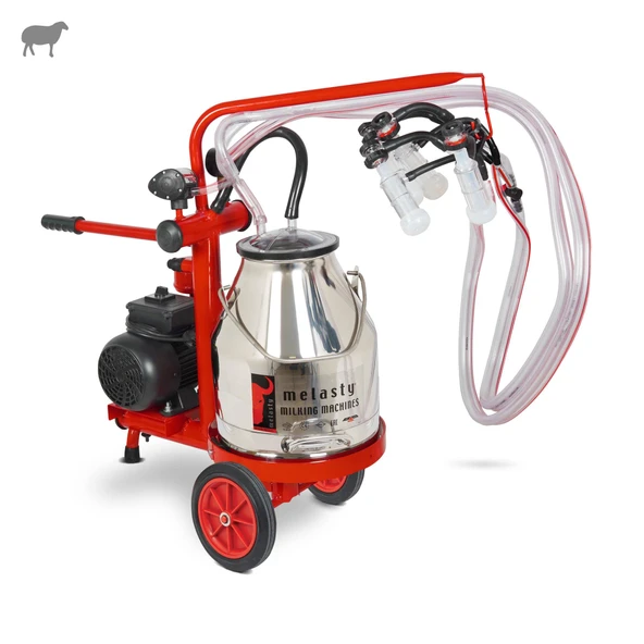 Melasty Ecomini Last Point İkili Koyun Süt Sağma Makinesi (Paslanmaz Güğüm-Silikon) (Kuru) ürün görseli