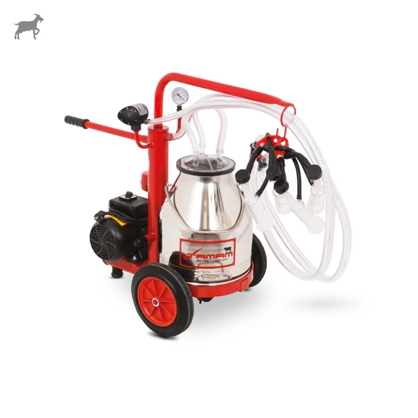 Tamam Ecomini İkili Keçi Süt Sağma Makinesi (Paslanmaz Güğüm-Silikon) (Kuru) ürün görseli