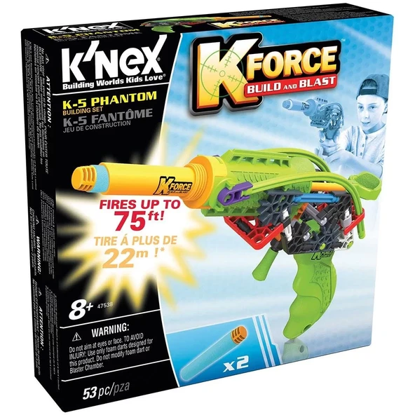 K’Nex K-Force K-5 Phantom Yapı Seti Knex 47538 - Resim 4