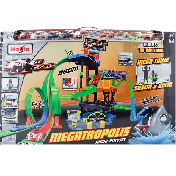 Maisto Megatropolis 20 Araçlı Oyun Seti - Resim 2