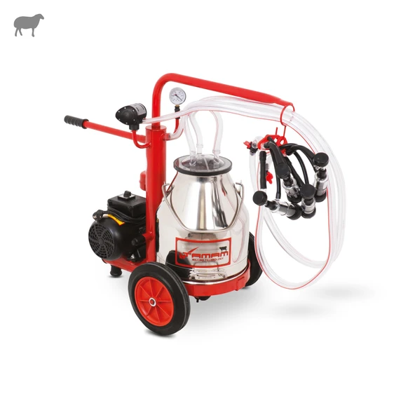 Tamam Ecomini İkili Koyun Süt Sağma Makinesi (Paslanmaz Güğüm-Kauçuk) (Kuru) ürün görseli