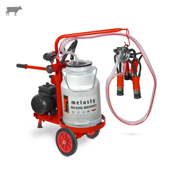 Melasty Ecomini Last Point Tekli İnek Süt Sağma Makinesi (Alüminyum Güğüm-Kauçuk) (Kuru) ürün görseli 1