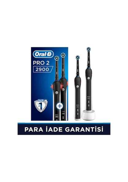 Oral-B Pro 2900 2'li Şarjlı Diş Fırçası