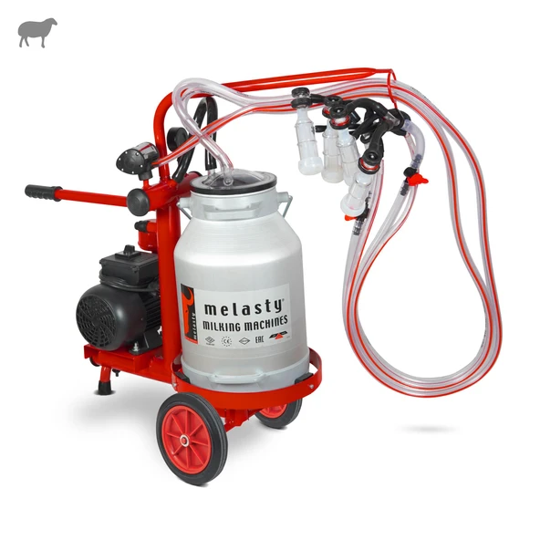 Melasty Ecomini Last Point İkili Koyun Süt Sağma Makinesi (Alüminyum Güğüm-Silikon) (Kuru) ürün görseli