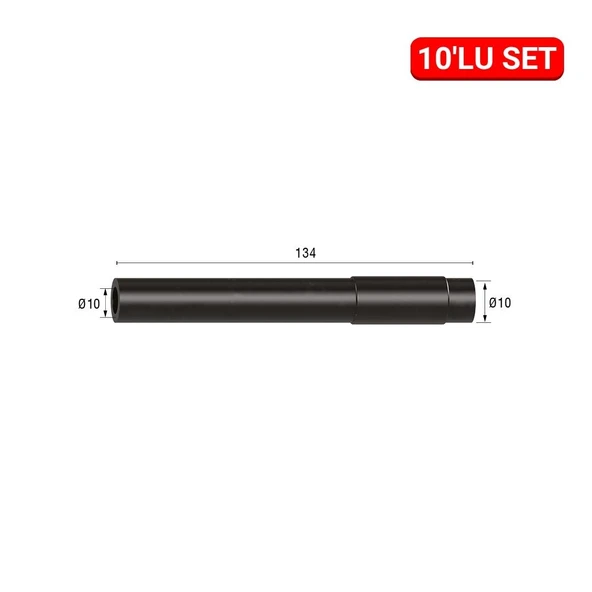 Melasty Kısa Süt Hortumu (Setli) (Kauçuk - 10 lu Paket) ürün görseli