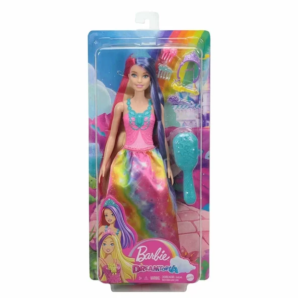 Barbie Dreamtopia Uzun Saçlı Bebekler GTF37 - Resim 4