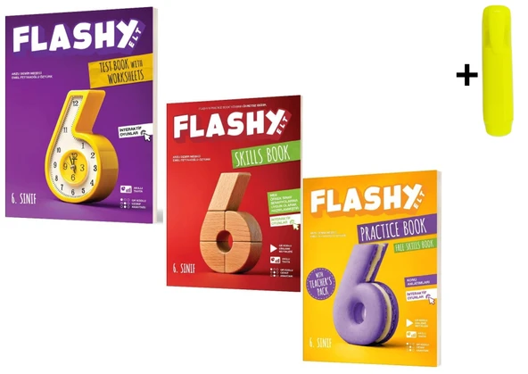Flashy 6.sınıf Practice Book + Skills Book + Test Book Yeni ürün görseli