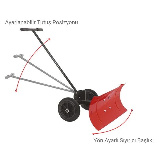Melasty Ekonomik Kar Küreme ve Gübre Sıyırıcı - Resim 5