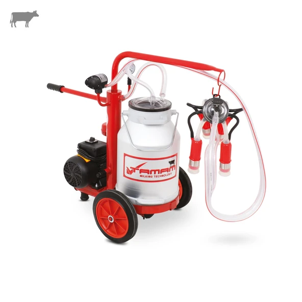 Tamam Ecomini Tekli İnek Süt Sağma Makinesi (Alüminyum Güğüm-Silikon) (Kuru) ürün görseli