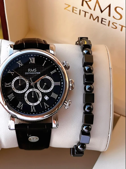 Romanson Deri Kordon İç Fonksiyonları Aktif 5 Atm Suya Dayanıklı Erkek Kol Saati AG1634.02 ürün görseli