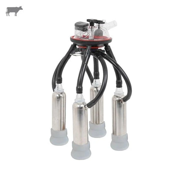 Melasty 240 cc Sağım Demeti (Tam Tip Paslanmaz Kılıf/Colay 21 Kısa Meme Lastiği-Silikon) ürün görseli